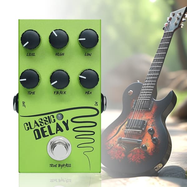 Gitar Equalizer Pedal True Bypass Elektrisk Bass Praktisk Gitarpedal