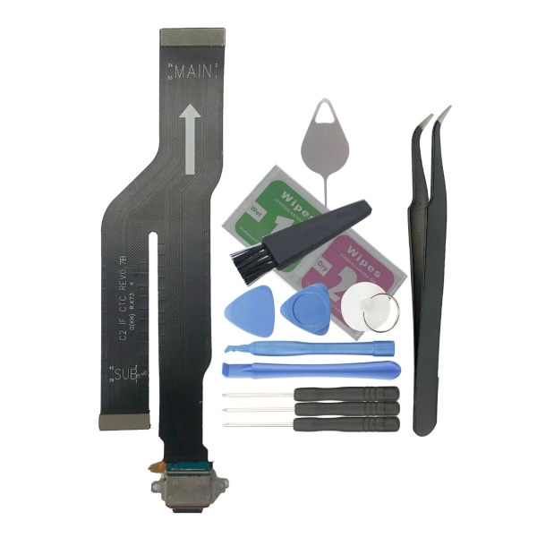 Trådløs oplader Dock Opladningsport Jack Flexkabel Modulstik til Note 20 Ultra N986 SM-N986U N986U1 N986W N986V