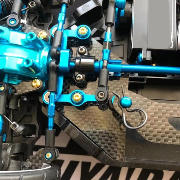 Støtsikker sandbeskyttelse for TT02-chassis styregruppesystem jevnt