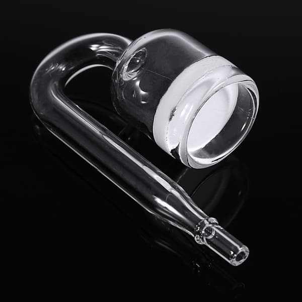 CO2 Diffuser Klar Glas Atomizer för Akvarium Planterat för Tank Tiny Bu