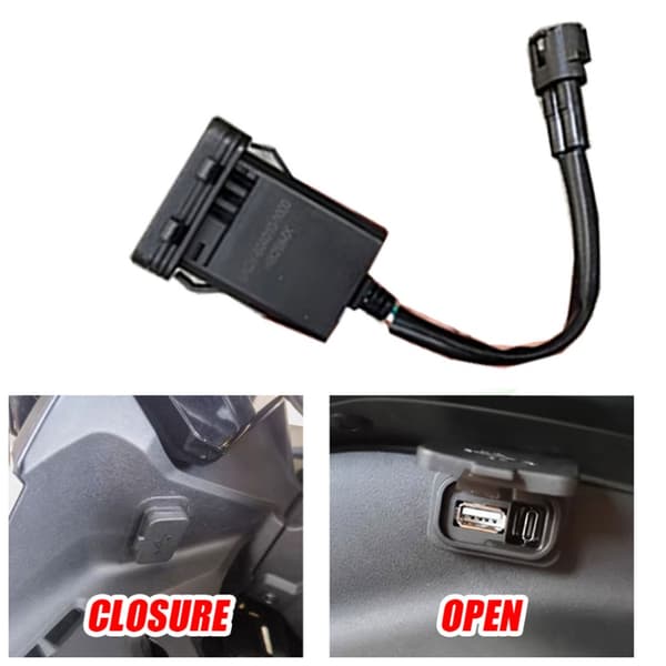 Premium motorcykel opladningsstik USB-interface stik til 300SR