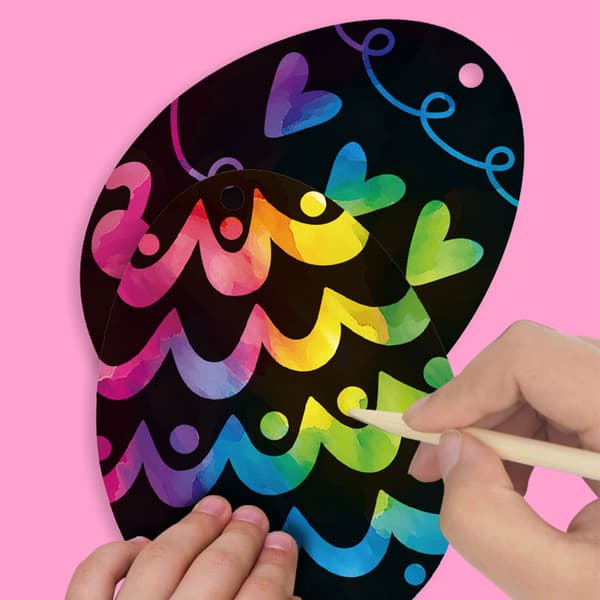 Skrapeloddsett Tegneleke Undervisningshjelpemiddel for Barn Barnehage Håndferdighet