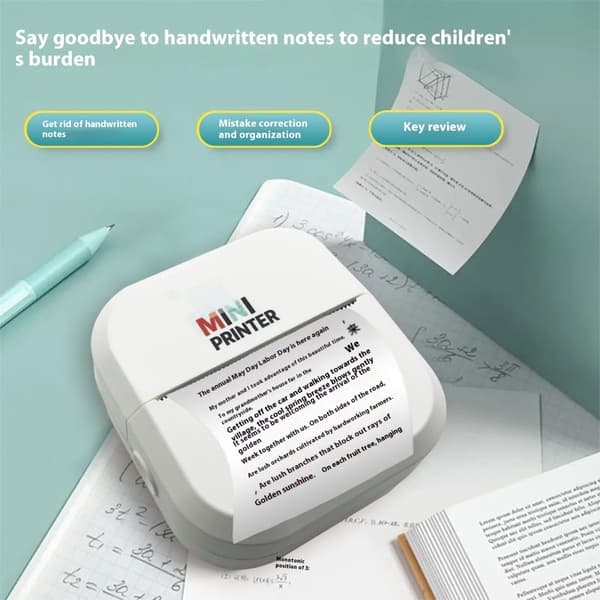 Børns Uddannelsesmæssige Printer Kit Inkluderer Papir Ergonomisk Sikkerhedsdesign