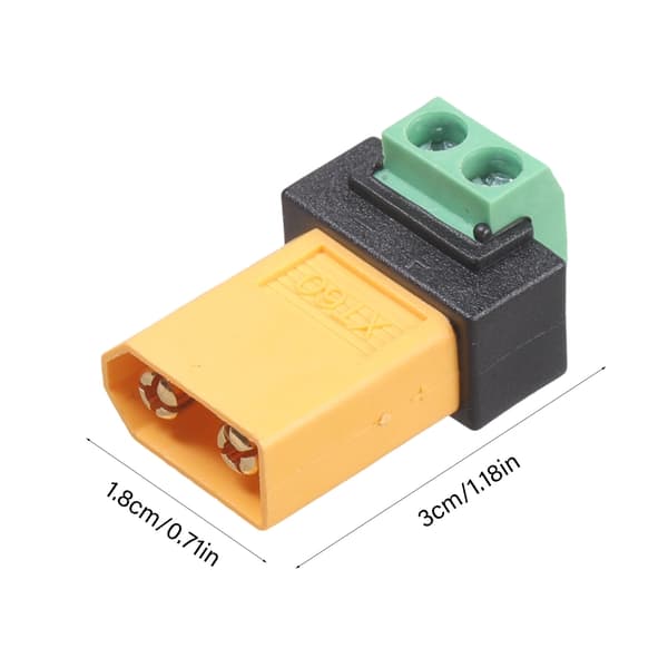 Oppgradert XT60 Pluggadapter For Fjernkontroll Leker Solcellelading 10A