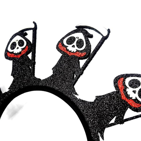 Glitrende Ånd Hodeplagg For Halloweenfester Kostymetilbehør Lys I Mørket