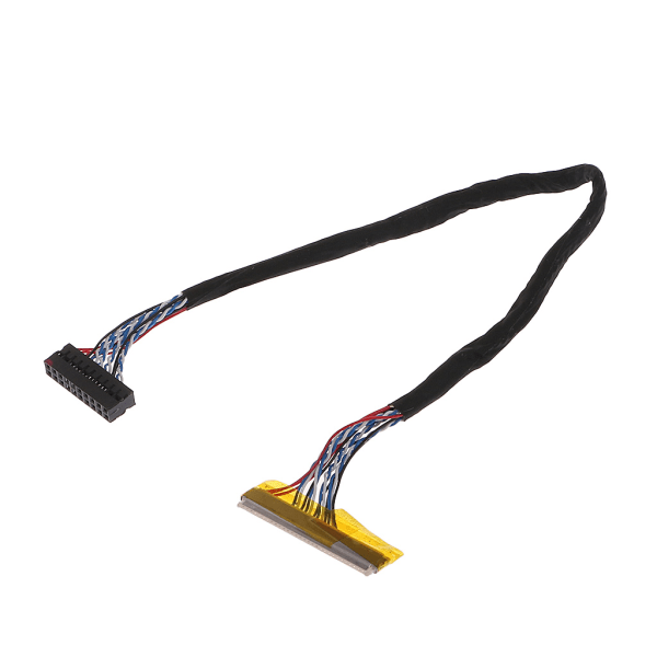 Universal FIX 30-stifts 1-kanals 6-bitars LVDS-kabel 26 cm För 14,1-15,6 tum LCD-panel