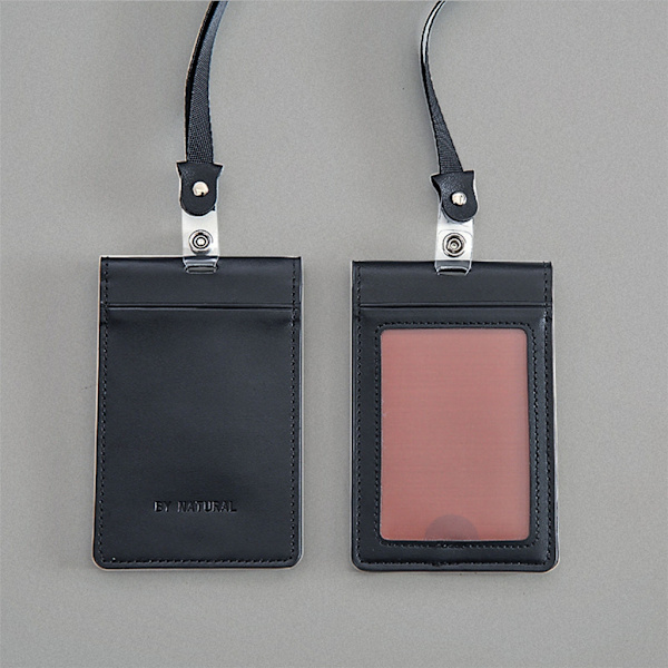 Magneettinen korttipidike Rintanappipidike kaulanauhalla käyntikorttipidikkeellä Pink