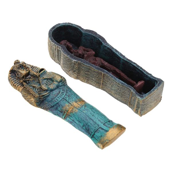 Mumie Aquatic Landscape dekorative kiste Egypten Ornamenter til Fishtank