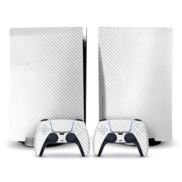 Skin Sticker Decal til Digital Edition Version Console Controllere Carbon Fiber Decals Beskyttelse Film Sort