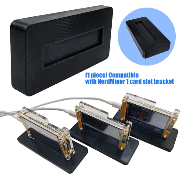 Let Samling Support Stand Til Bitcoins NerdMiner Mining Hardware 1 Slot