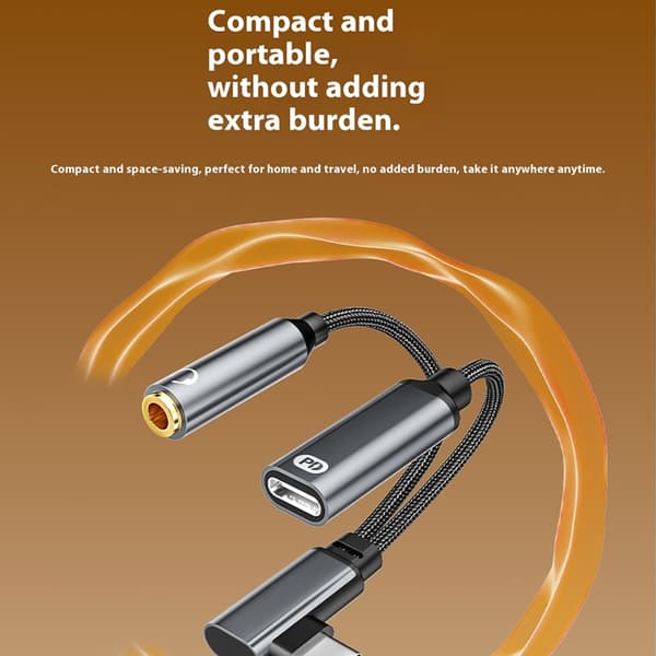 USB CREATE vinkelkobling for 60W DOG-enhet 3,5 mm lyd