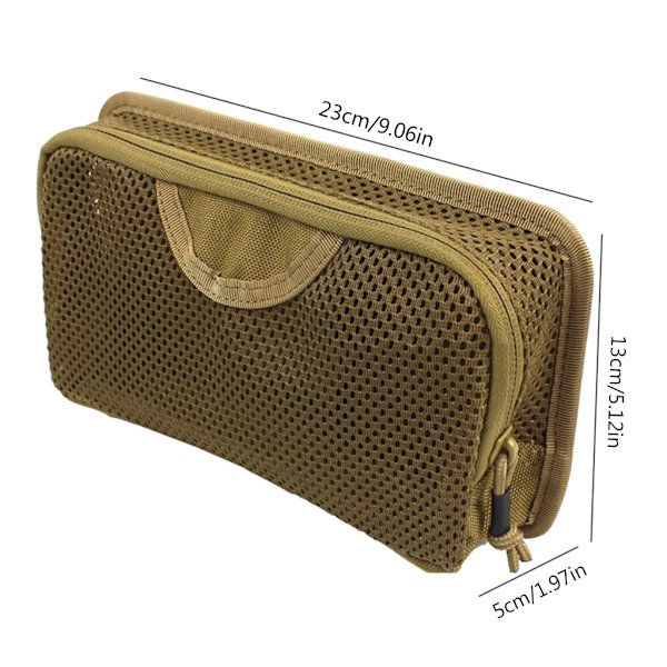 Kompakte bærere Utility Admin Pouch tasker 7,5x5x2 tommer Army Green