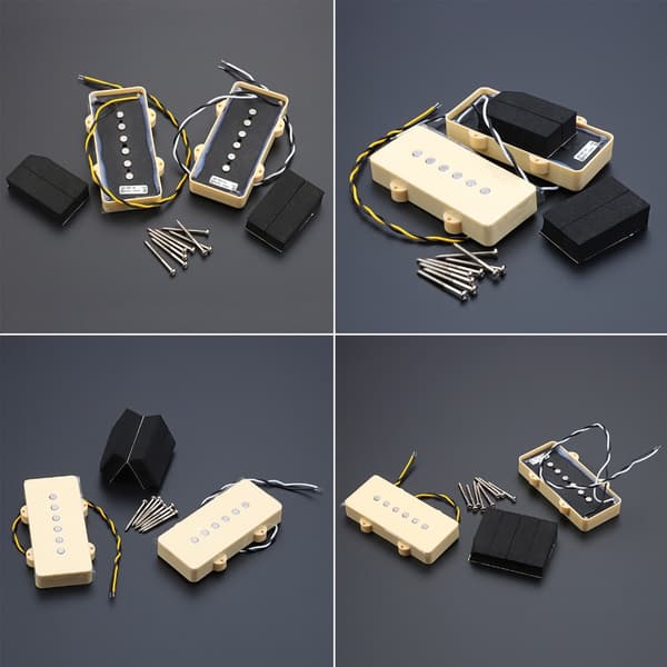 LP Style Gitarr Single Coil Gitarr Pickups Hals och Stall Pickup Ersättningar