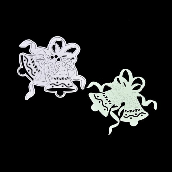Julklocka Skärmallar Stencil DIY Scrapbooking Prägling Papperskort Dekor