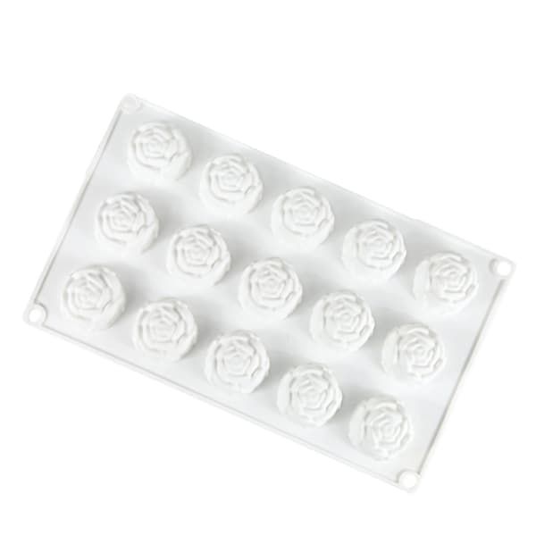 Silikoneform til bagning og slikfremstilling, dessertbageform med flere rum