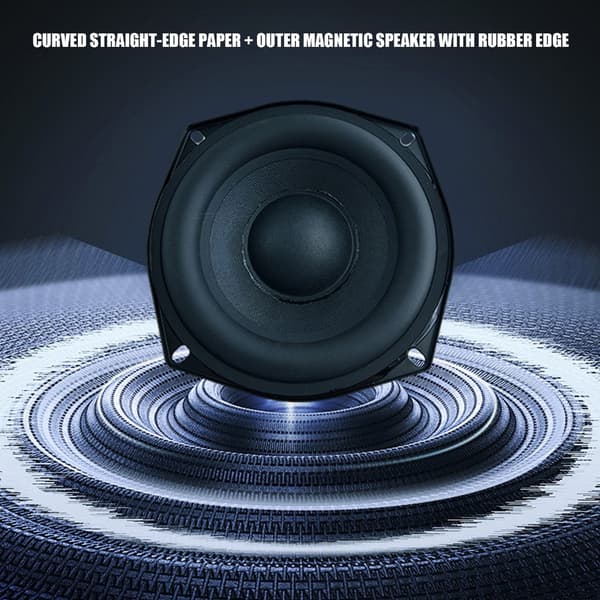 5.25Tommer 4Ohm 30W Bashøjttaler Stereo Bashøjttaler Rund Form