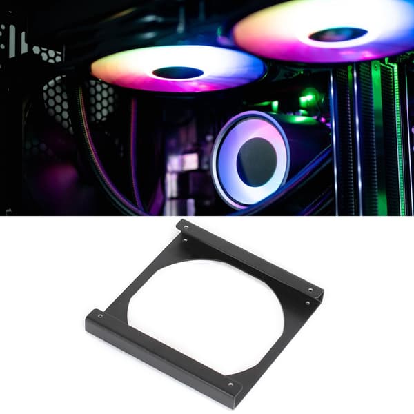 Fläkthållare Förzinkad 12CM Fläktfäste Dator PC Internt Chassifläktfäste