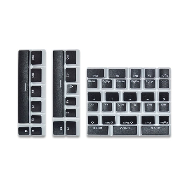 Tilpassede taster PBT 6X 6.5X Mellomromstasten Tastaturlokk Dobbel Shot Pudding Tastatur for Corsair STRAFE K65 K70 K95 tastatur