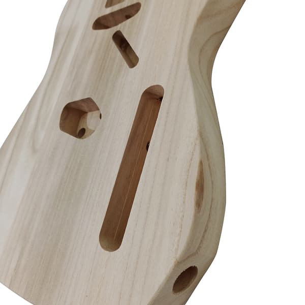 Tønneformet gitar i tre, håndlaget DIY elektrisk gitardel