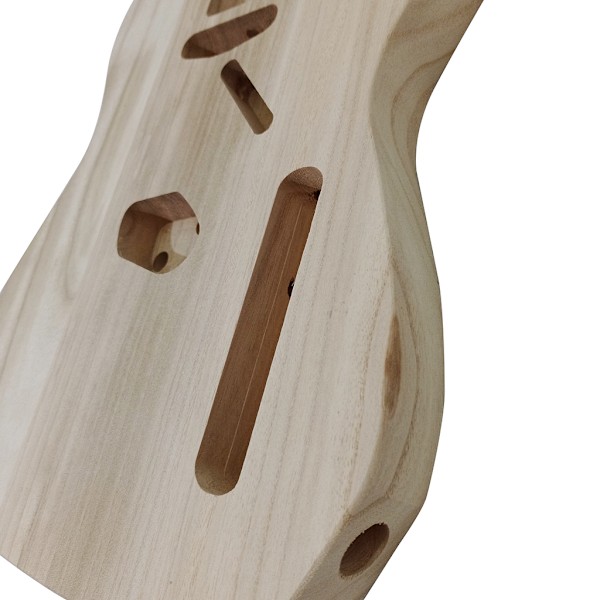 Trägitarr Tunna Gitarrkropp Handgjord DIY Elgitarr Kroppsdelar