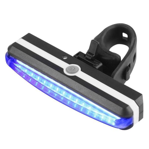Ultra Bright Bike Light USB Uppladdningsbar cykel bakljus Hög intensitet bak Red and blue change light