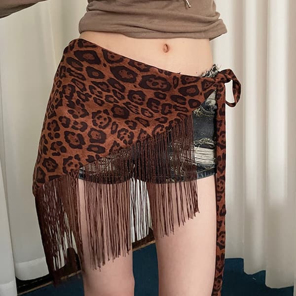 Brett midjebälte med tofsar, accentuerad polyester, midjeformare, höftaccessoar