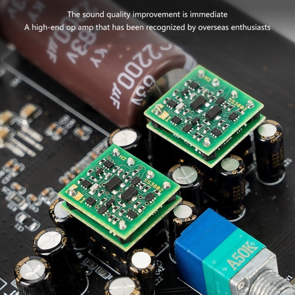 HDAM Full Discrete Op Amp Module Ersätt SS3602 Double Independent Op Amp Module för DIY-högtalarprojekt hemmabio null - 2 sets