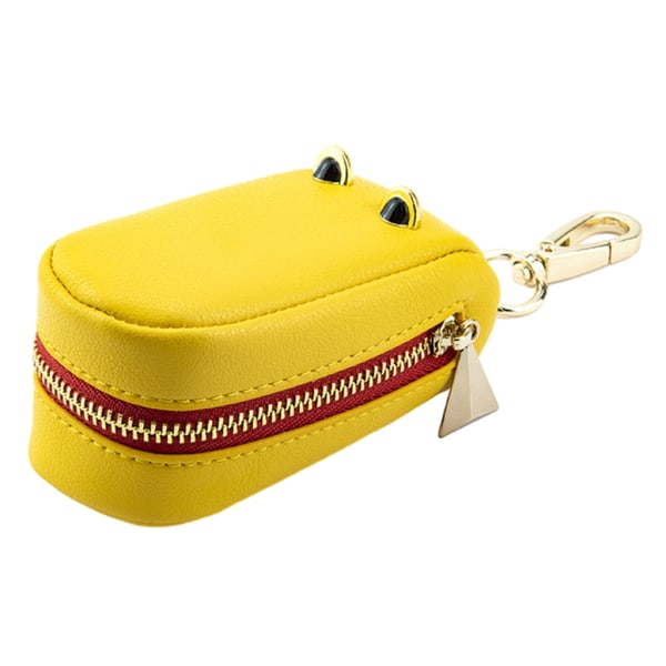 Alligator Shape Key Case Taske Bærbar bilnøgletaske U Disk Memory Card Holder Yellow