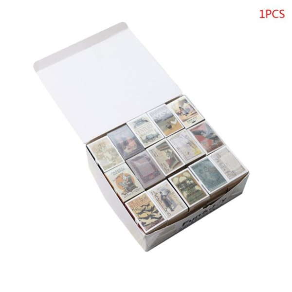 Pocket Note Papers Mini Sketching Pad Match Case-formet Notesblok Klæbende Binding