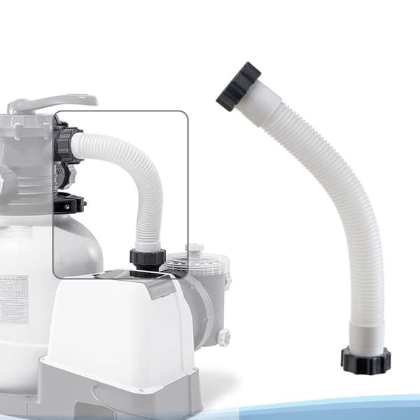 PE Materialer Poolslange 1,5 Tommer 40 cm Længde Glat Flow Design