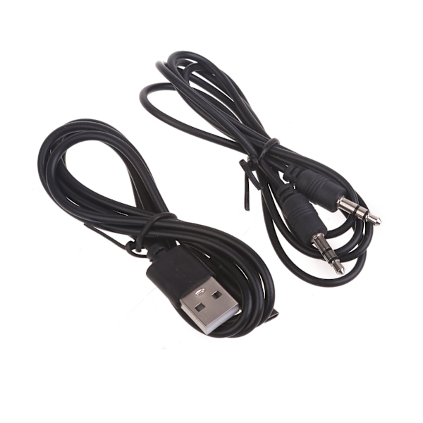 16-300Ω Portabel Hörlursförstärkare i Aluminiumlegering med USB-strömkabel
