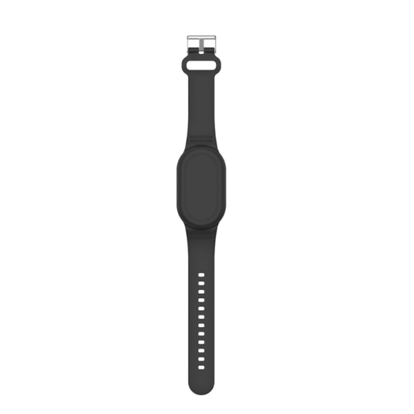 Tracker Locator Silikon justerbar rem för SmartTag 2 Armband Armbandsbälte Black