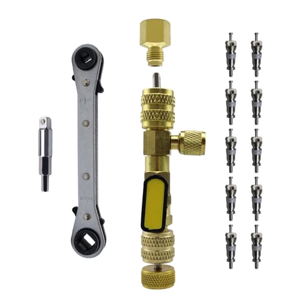 Universal Cores Remover Tool & Hex Bit Adapter för reparation av VVS-utrustning