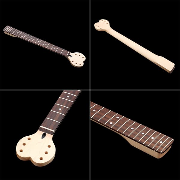 Elektrisk Gitarrhals Ersättning Rosenträ Greppbräda 22 Band Gitarrhals