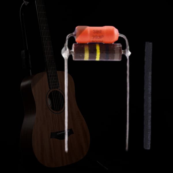 Gitarrvolym Diskanthöjningskit Potentiometer Elgitarrtillbehör