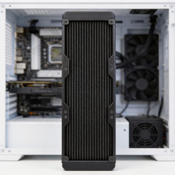 Aluminium 18-rørs væskekøleradiator til PC CPU vandkølesystemer