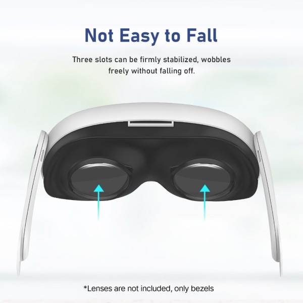 Glasögonbågar VR linsskyddsram för 3 headset Anti-repor Glasögon Spacer Protector Glasögon Linsram