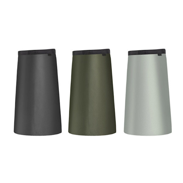 Regnkjole Lang Regn Kilt Vandtæt Nederdel Bukser til Udendørs Vandreture Camping Dark green