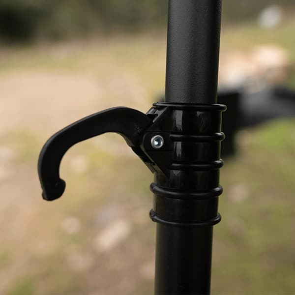Vikta paraplyer Solskydd Reglerbar stång Vattentäta strandskydd