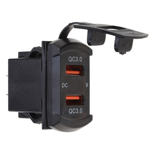Quick Charge 3.0 USB laturipistoke, 12V/24V vedenpitävä kaksoisautolaturin power , jossa LED-volttimittari