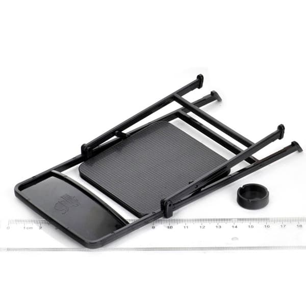 Skalert Mini Plaststol Dukkehus Kontorstol Sceneoppsett Figur Statue