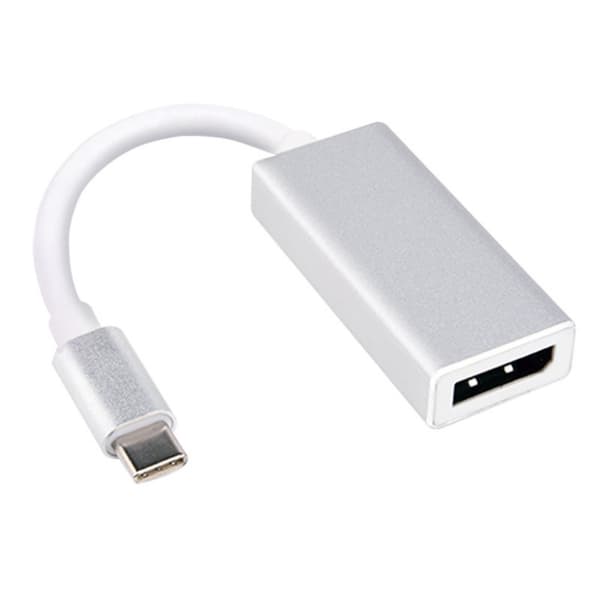 USB C til DP Adapter Kabel Ledning Kompatibel til Laptops Mobiltelefon