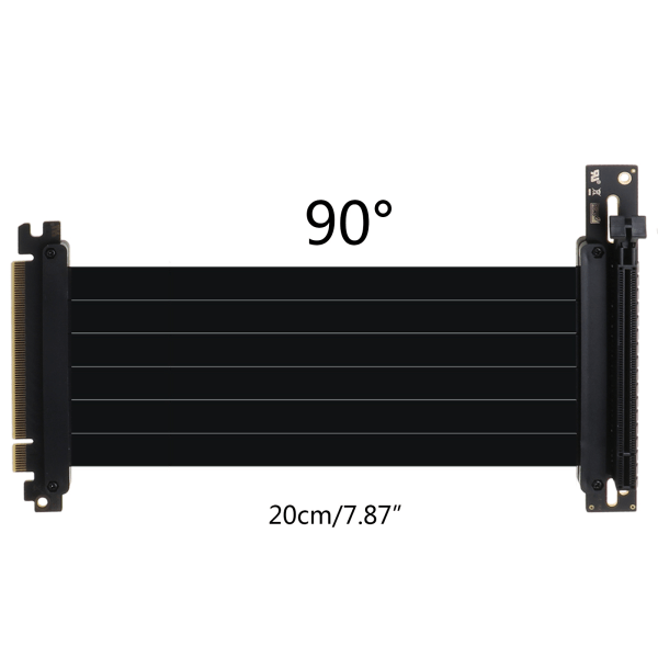 Gen3.0 PCI-E 16x til 16x Riser Extender PCIe Mining-kabel til ENTHOO Evolv Shift PH-ES217E/XE PK-217E/XE ITX bundkort