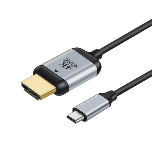 USB C till Displayport-kabel 4K@60Hz, USB Typ C till DP-adapterkabel 6 fot, USB C-enheter Anslut till HDTV-monitorprojektor null - 3