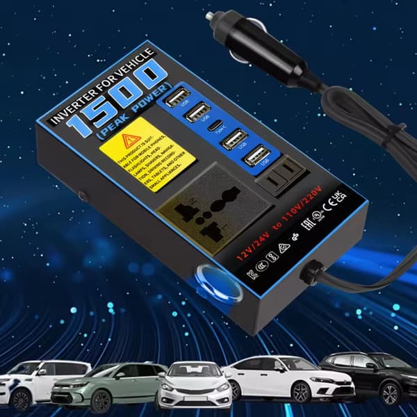 Robust Bilomformer Konverterer 12V 24V Til 110V 220V Elektrisk Energi