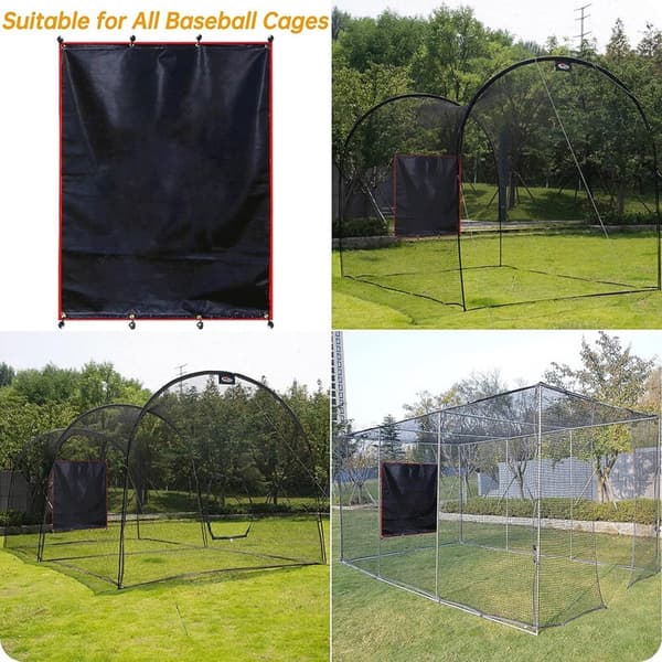 Slagbur Baseball Backstop Slidstærke Baseball Kaste Mål