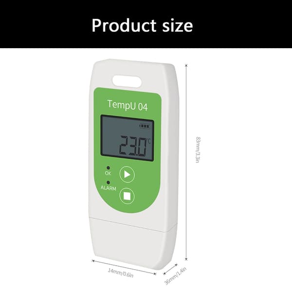 Nøyaktig temperaturmåler USB USB temperaturlogger med stor kapasitet