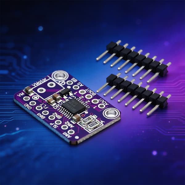 DRV8833 Motor Driver Module med Lav MOSFET-motstand 360mΩ for Robotikk