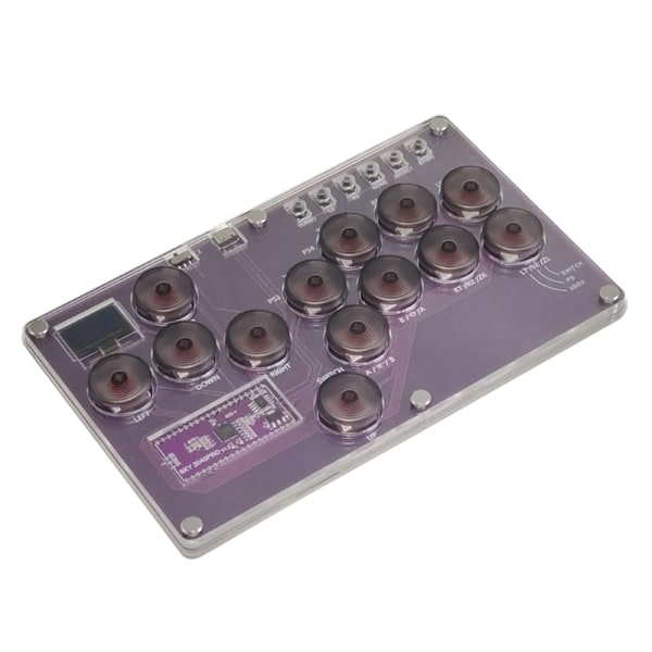 Fighting Box Mini HitBox Controller SOCD Arcade Stick Keyboard SOCD för PC-spelkonsoltillbehör null - A
