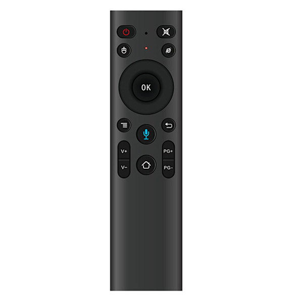 2,4G Q5 Air Mouse Stemmekontroll med USB-mottaker for Smart TV Android Box
